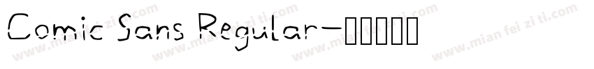 Comic Sans Regular字体转换